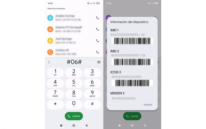 Cómo consultar el IMEI de nuestro teléfono