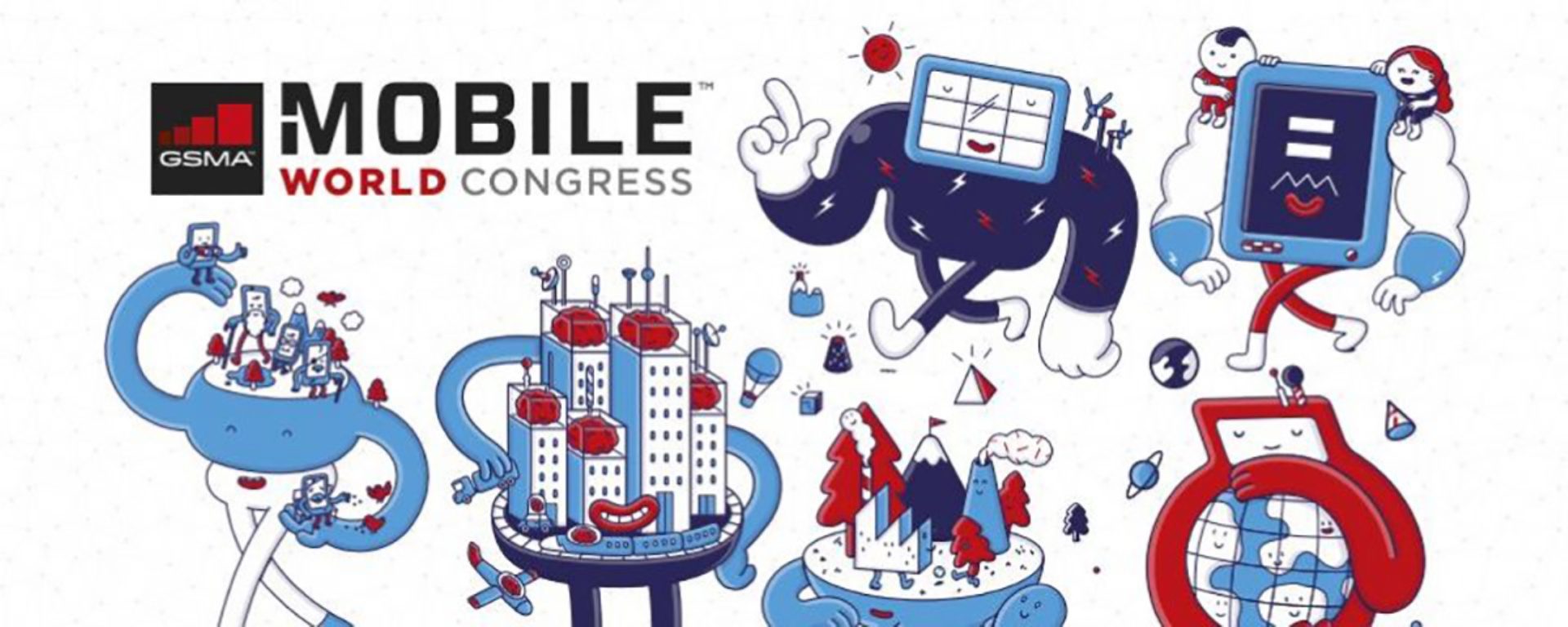 Cartel del Mobile World Congress de Barcelona