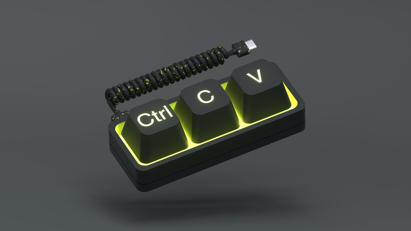 Teclas para los atajos de teclado de Ctrl + C + V