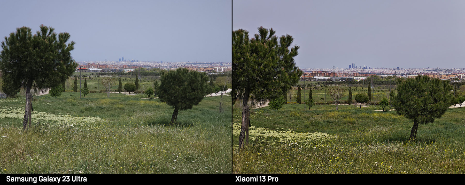 Comparativa foto paisaje con teleobjetivo Samsung S23 Ultra y Xiaomi 13 Pro
