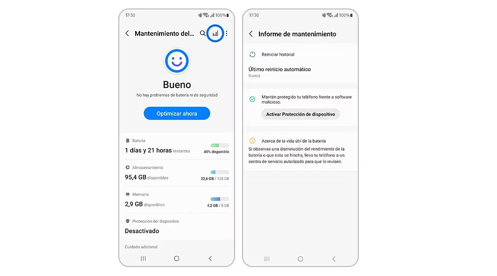 optimizar salud bateria android