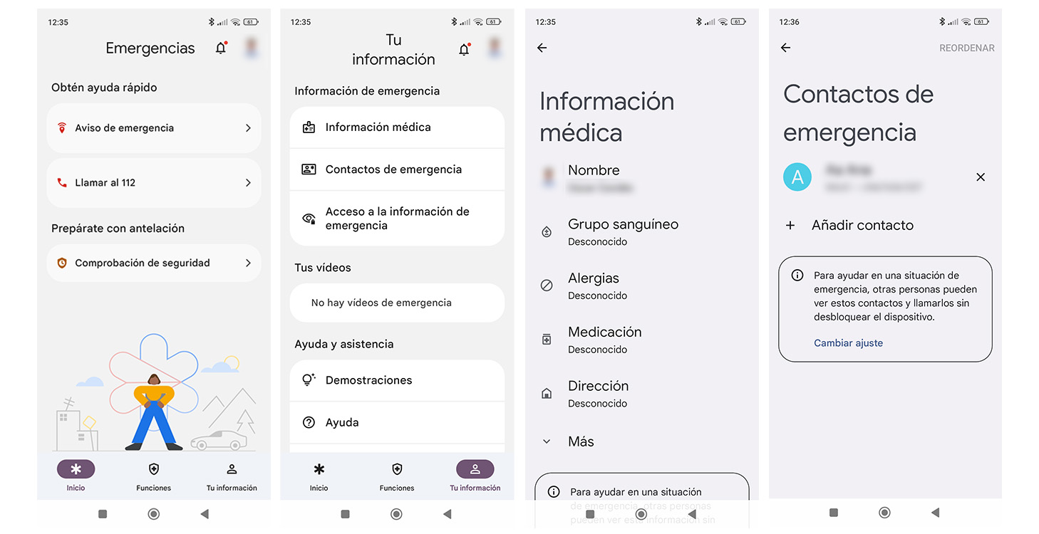 Cómo configurar SOS Emergencias Android