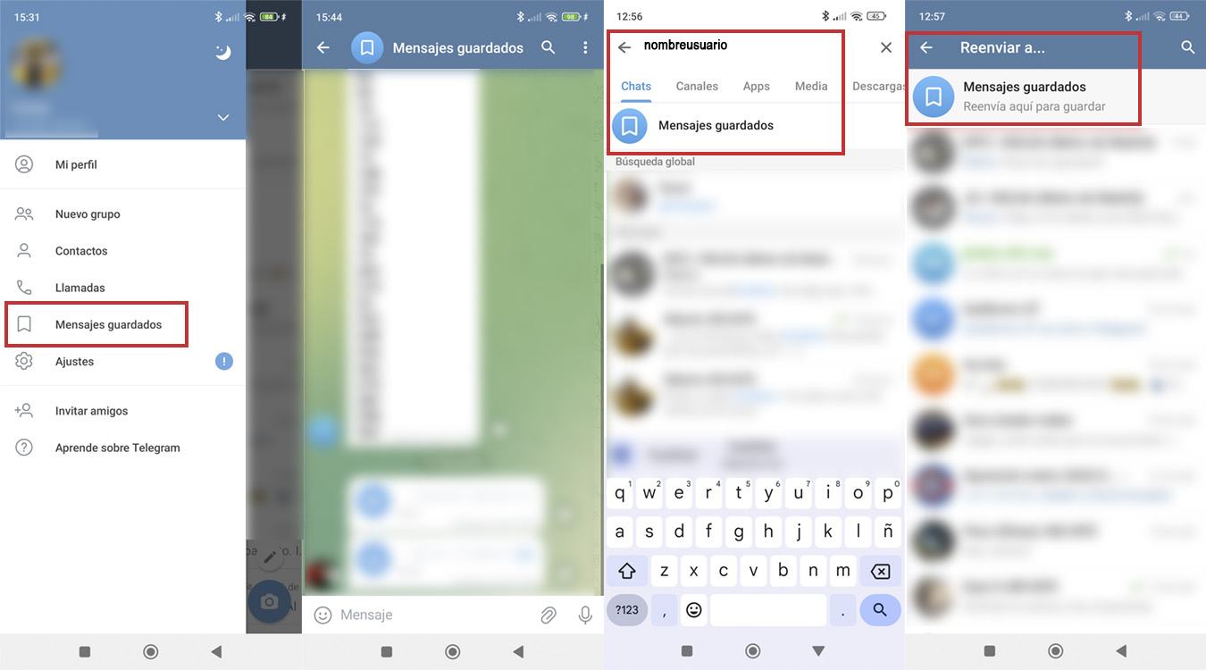 como recuperar mensajes borrados de telegram