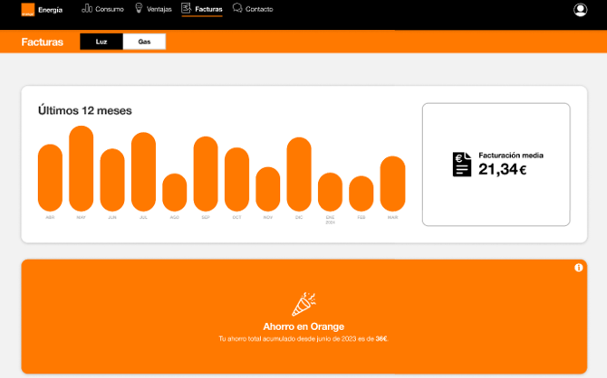 Sigue tu consumo y ajusta tu potencia con la App Energía de Orange